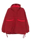 Marbell Zoe Parka Coat In Red