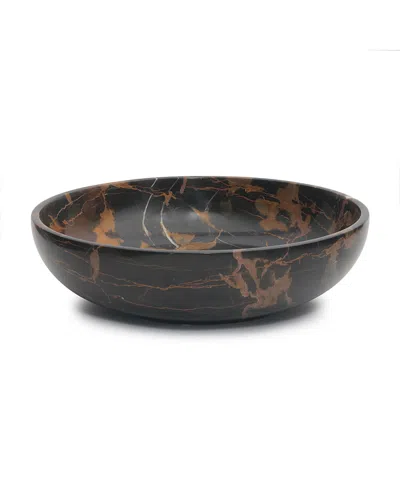 Marble Crafter 16" Laurus Collection Marble Bowl In Blue
