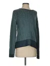 Marble Pullover Sweater In Teal