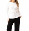 Marble Sparkle Dots Sweater In White In Multi