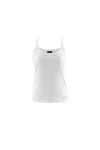 Marble Women's Basic Tank In White In White