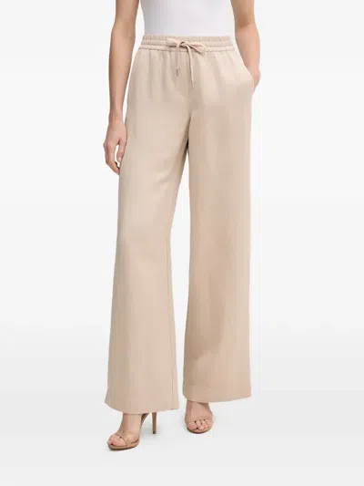 Marc Aurel Drawstring Trousers In Brown
