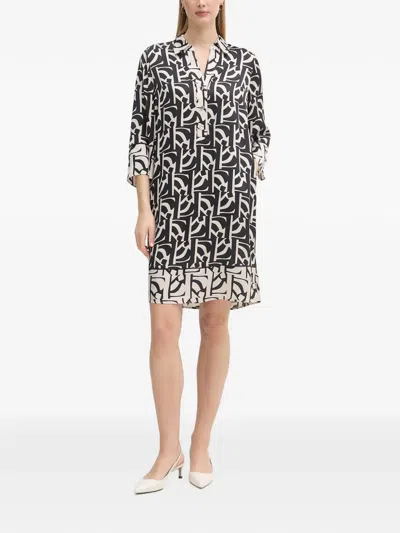 Marc Aurel Monogram-print Mini Dress In Multi