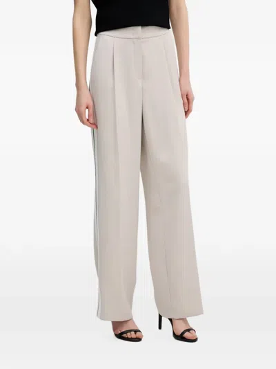 Marc Aurel Side-stripe Track Pants In Gold
