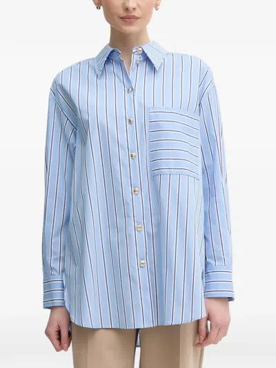 Marc Aurel Striped Shirt In Multi