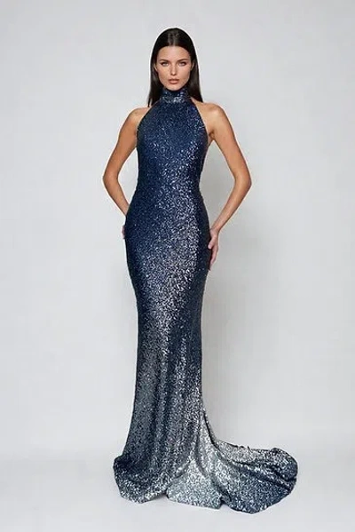 Marc Bouwer Sequin Robin Gown In Multi