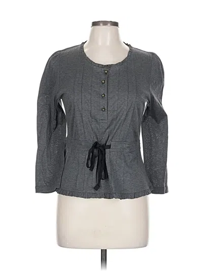 Pre-owned Marc By Marc Jacobs 3/4 Sleeve Blouse In Gray