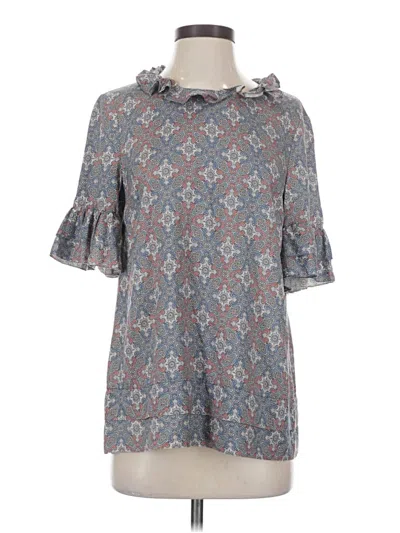 Pre-owned Marc By Marc Jacobs 3/4 Sleeve Blouse In Gray