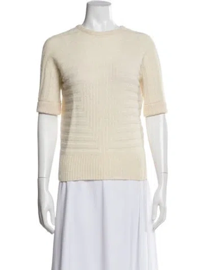 Pre-owned Marc By Marc Jacobs Alpaca Crew Neck Sweater In Neutral
