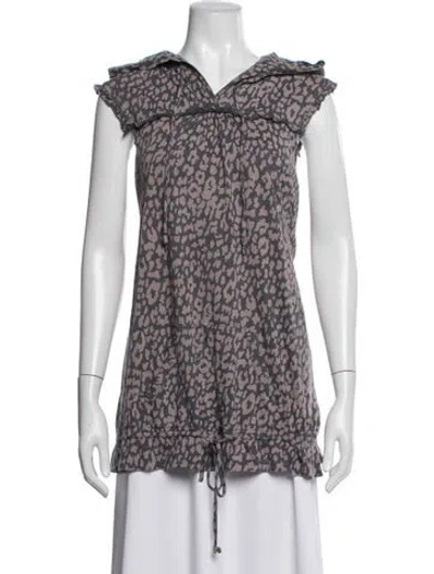Pre-owned Marc By Marc Jacobs Animal Print Jacket In Multicolor