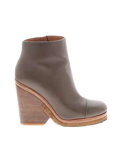Pre-owned Marc By Marc Jacobs Ankle Boots In Gray