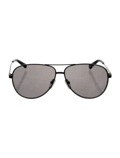 Pre-owned Marc By Marc Jacobs Aviator Tinted Sunglasses In Black