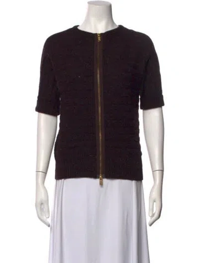 Pre-owned Marc By Marc Jacobs Baby Alpaca Crew Neck Sweater In Black