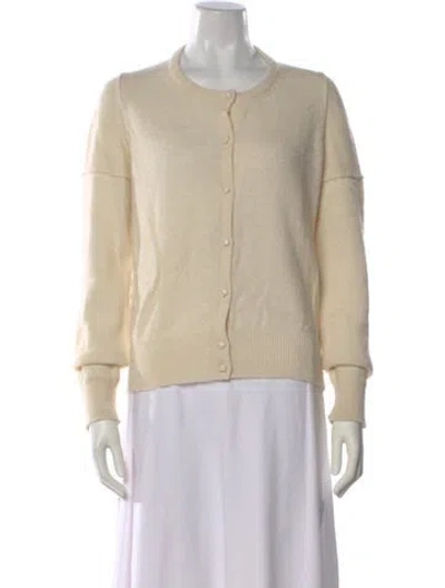 Pre-owned Marc By Marc Jacobs Baby Alpaca Crew Neck Sweater In Yellow