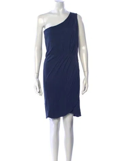 Pre-owned Marc By Marc Jacobs Bamboo Mini Dress In Blue