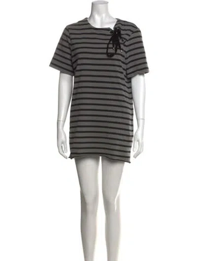 Pre-owned Marc By Marc Jacobs Bateau Neckline Dress In Black