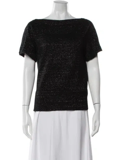 Pre-owned Marc By Marc Jacobs Bateau Neckline Sweater In Black