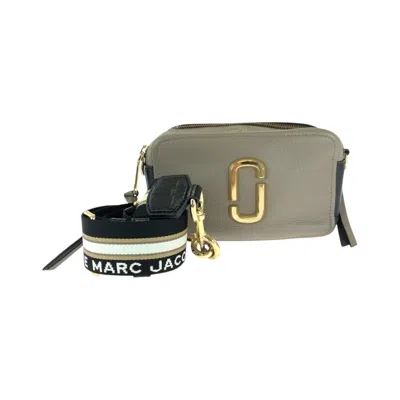 Pre-owned Marc By Marc Jacobs Beige Black Leather Shoulder Bag () In Multi