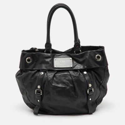 Pre-owned Marc By Marc Jacobs Black Leather Classic Shopper Tote