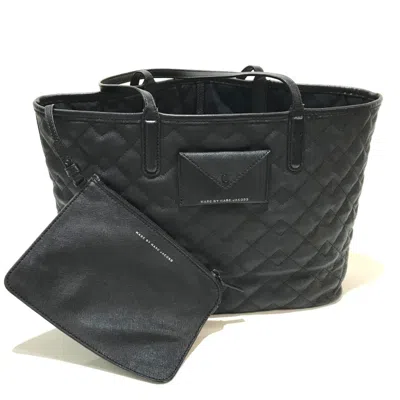 Pre-owned Marc By Marc Jacobs Black Pvc Leather Shoulder Bag Tote Bag ()