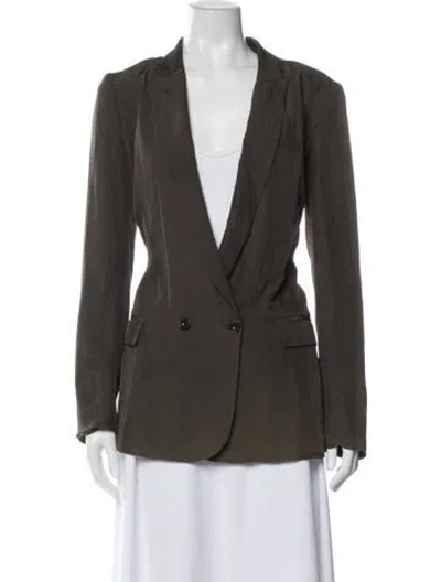 Pre-owned Marc By Marc Jacobs Blazer In Green