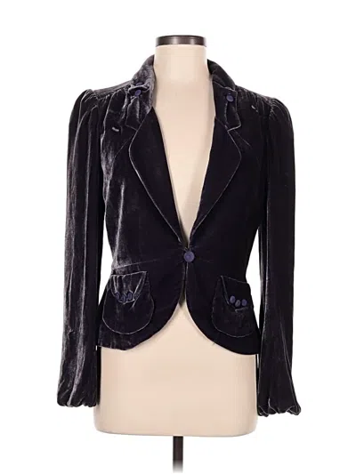 Pre-owned Marc By Marc Jacobs Blazer Jacket In Purple