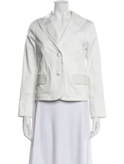 Pre-owned Marc By Marc Jacobs Blazer In White