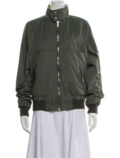 Pre-owned Marc By Marc Jacobs Bomber Jacket In Green