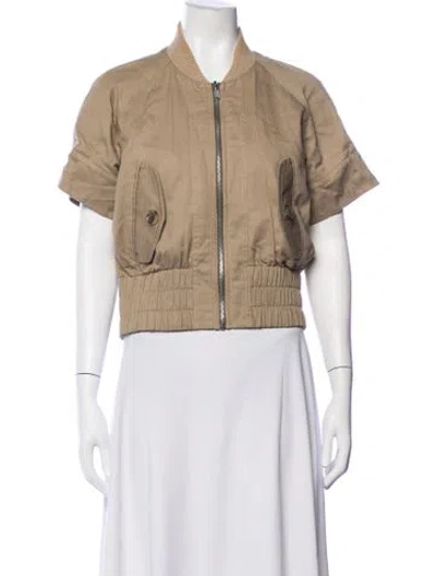Pre-owned Marc By Marc Jacobs Bomber Jacket In Neutrals
