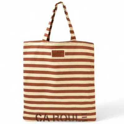 Pre-owned Marc By Marc Jacobs Brown White Cotton Tote Bag ()