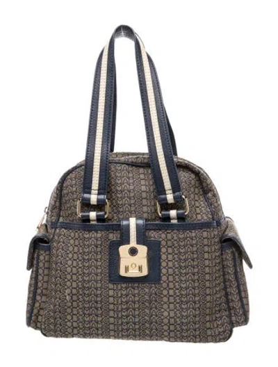 Pre-owned Marc By Marc Jacobs Canvas Shoulder Bag In Neutrals