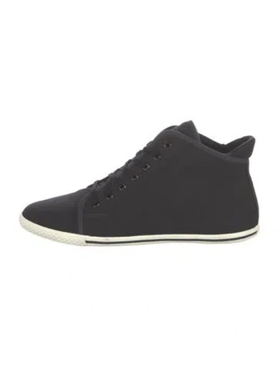 Pre-owned Marc By Marc Jacobs Canvas Sock Sneakers In Black