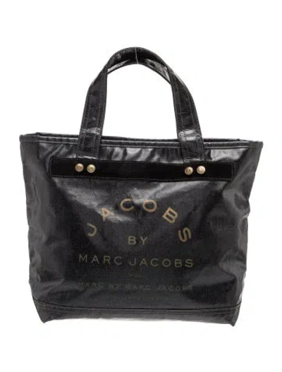 Pre-owned Marc By Marc Jacobs Canvas Tote In Black