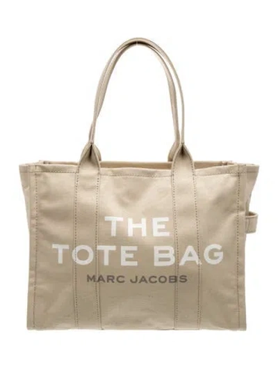 Pre-owned Marc By Marc Jacobs Canvas Tote In Neutral