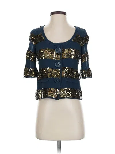 Pre-owned Marc By Marc Jacobs Cardigan Sweater In Blue