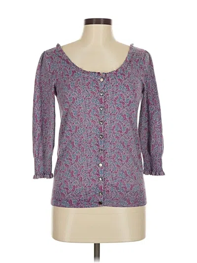 Pre-owned Marc By Marc Jacobs Cardigan Sweater In Purple