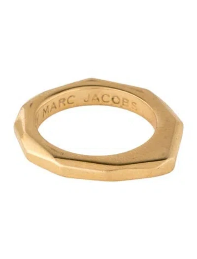 Pre-owned Marc By Marc Jacobs Carved Band Ring In Multicolor