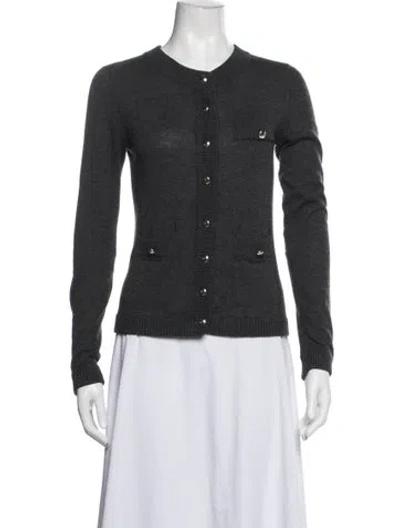 Pre-owned Marc By Marc Jacobs Cashmere Crew Neck Sweater In Blue