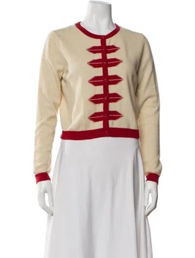 Pre-owned Marc By Marc Jacobs Cashmere Printed Sweater In Neutral