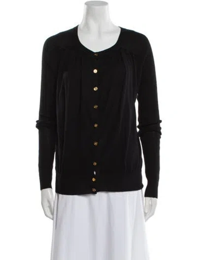 Pre-owned Marc By Marc Jacobs Cashmere Scoop Neck Sweater In Black