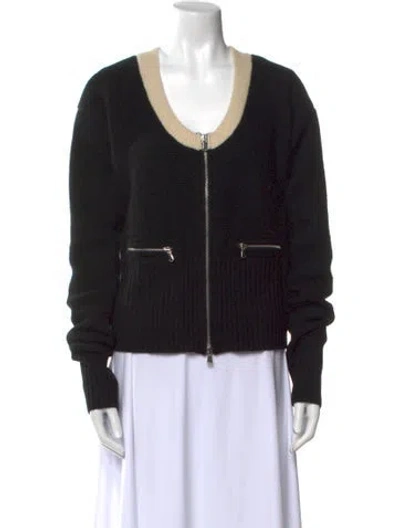 Pre-owned Marc By Marc Jacobs Cashmere Scoop Neck Sweater W/ Tags In Black