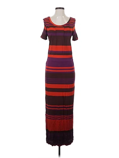 Pre-owned Marc By Marc Jacobs Casual Dress In Burgundy