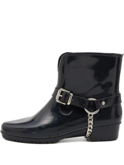 Pre-owned Marc By Marc Jacobs Chain-detail Buckled Boots