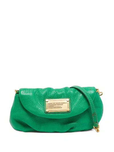 Pre-owned Marc By Marc Jacobs Classic Q Karlie Cross Body Bag In Green