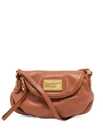 Pre-owned Marc By Marc Jacobs Classic Q Natasha Crossbody Bag In Brown