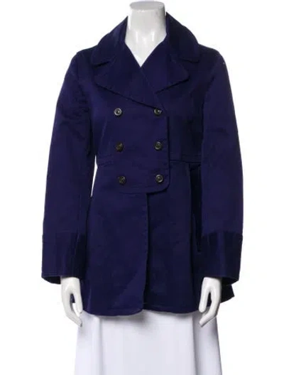 Pre-owned Marc By Marc Jacobs Coat In Blue