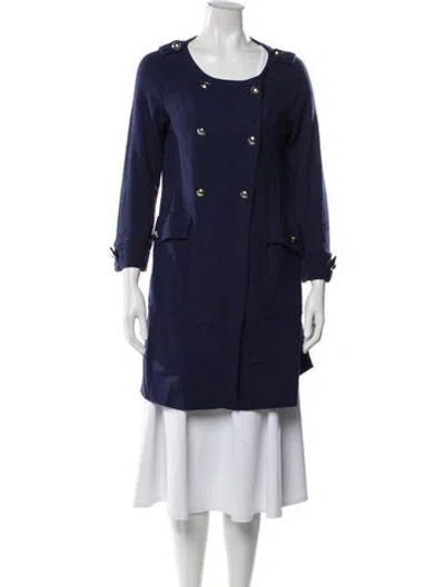 Pre-owned Marc By Marc Jacobs Coat In Blue