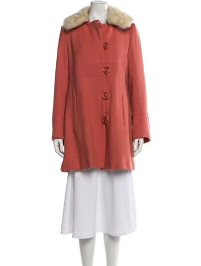 Pre-owned Marc By Marc Jacobs Coat In Pink