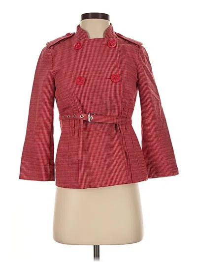 Pre-owned Marc By Marc Jacobs Coat In Red