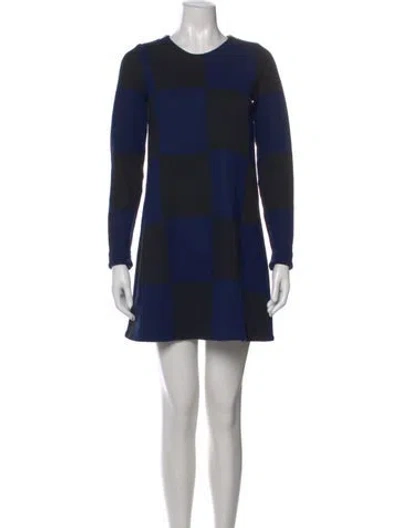 Pre-owned Marc By Marc Jacobs Colorblock Pattern Mini Dress In Multi